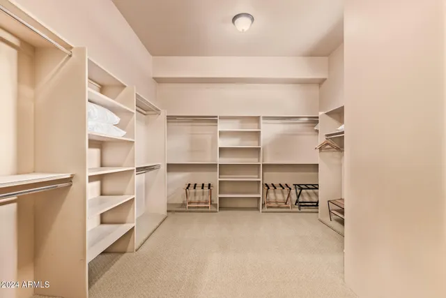 an aerial view of a swimming pool