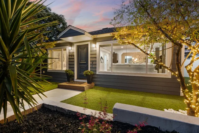 a view of a house with a swimming pool