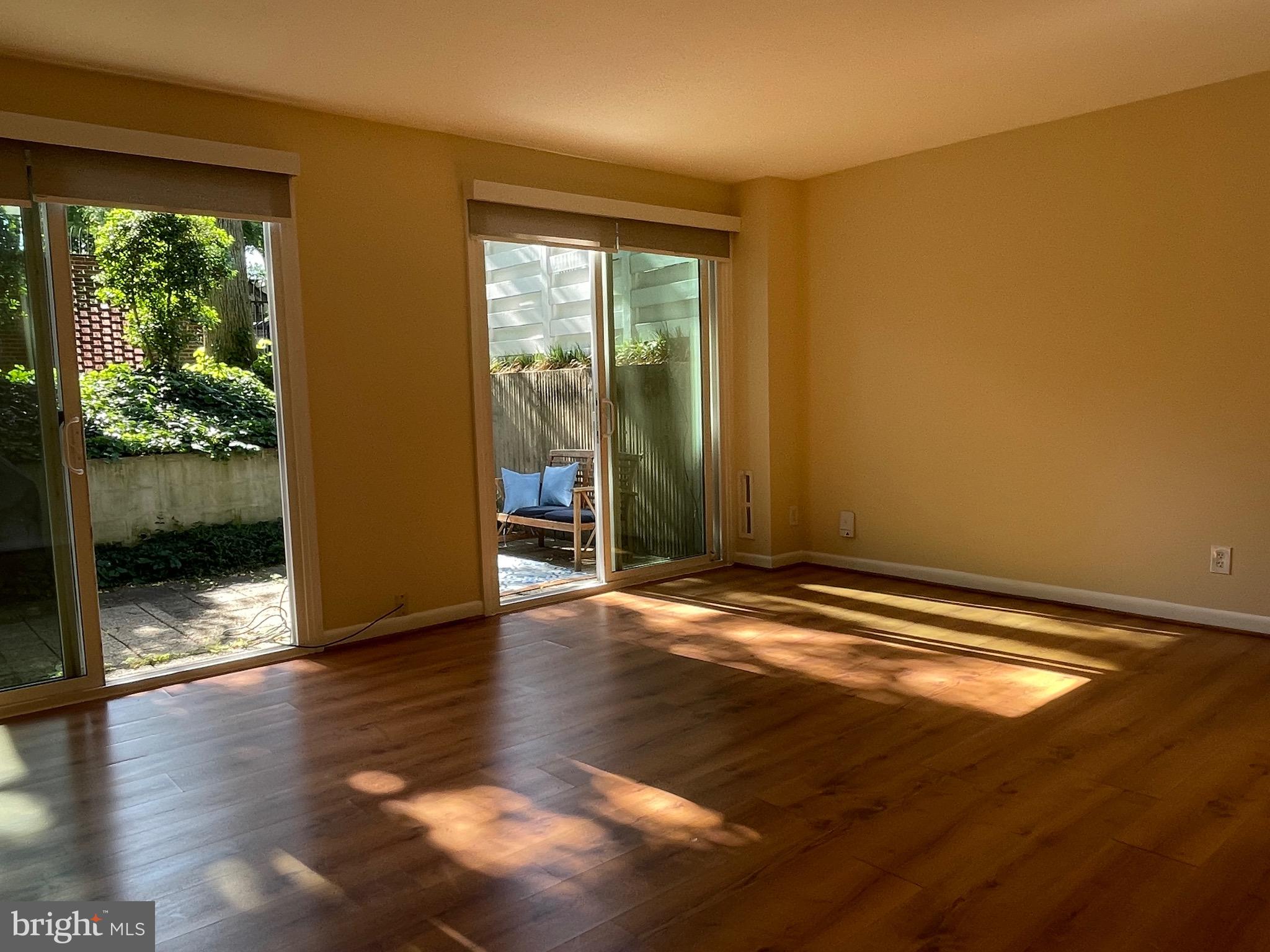 817 Delaware Avenue Southwest, Unit 227 Washington, DC 20024 - Photo 15 of 27 a view of empty room with wooden floor and fan