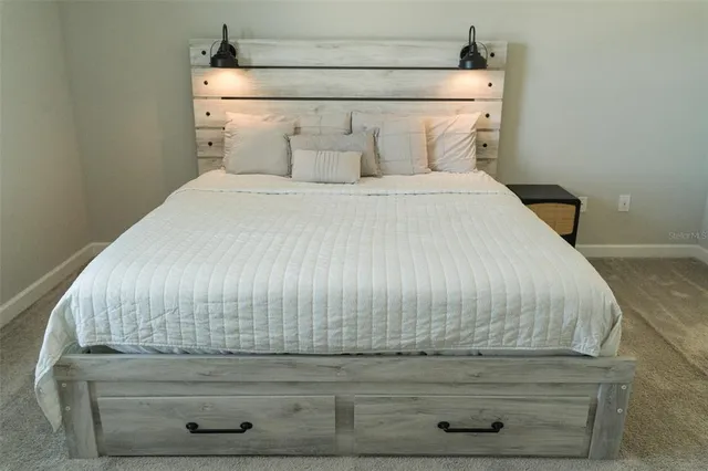 a close view of closet