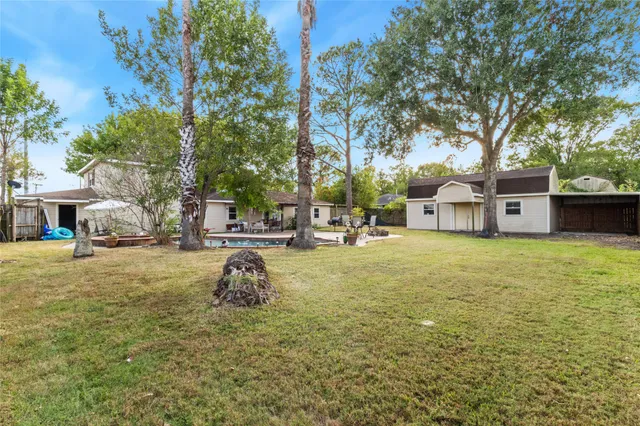 a house with trees in front of it