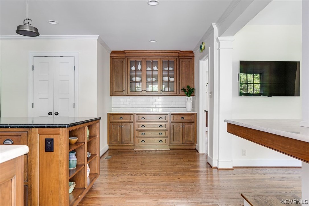 213 Culpepper Road Henrico, VA 23229 - Photo 14 of 46 a view of a kitchen with cabinets and wooden floor
