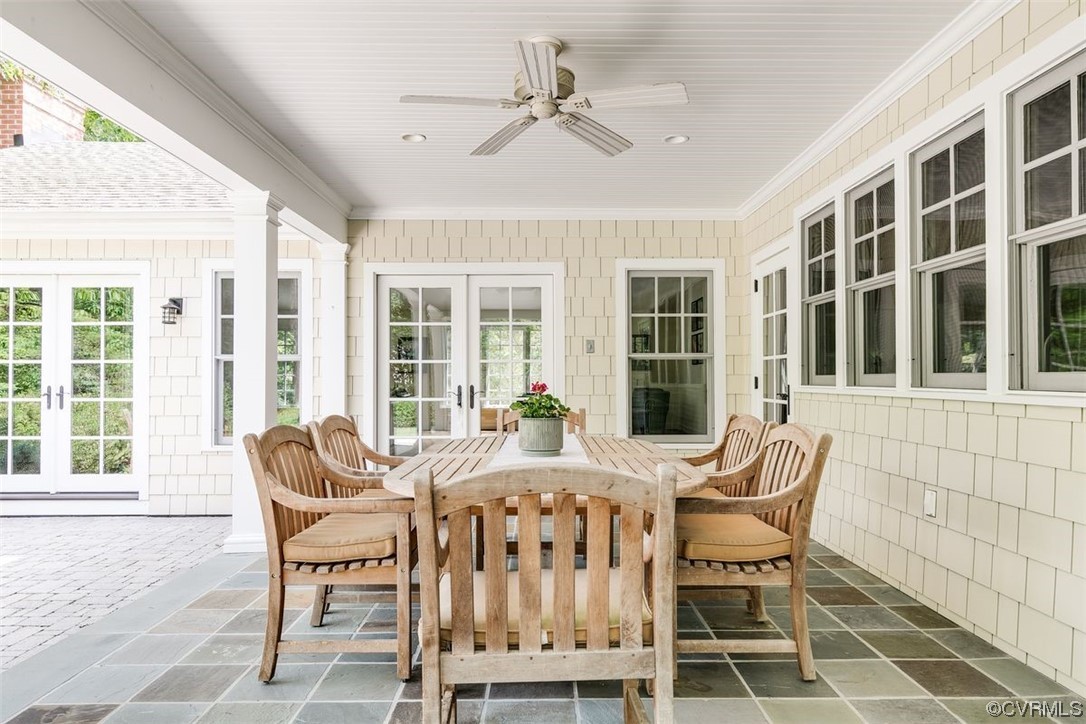 213 Culpepper Road Henrico, VA 23229 - Photo 42 of 46 a view of a dining room with furniture windows and wooden floor