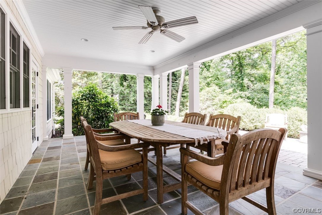 213 Culpepper Road Henrico, VA 23229 - Photo 44 of 46 a view of a dining room with furniture window and outside view