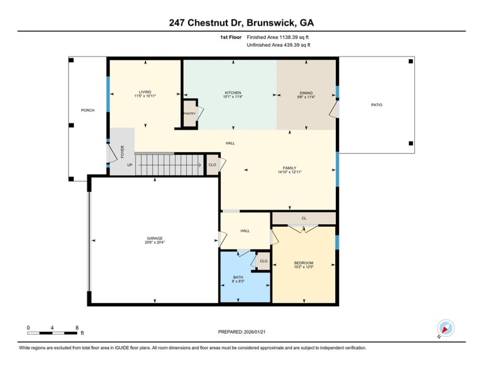 247 Chestnut Drive Brunswick, GA 31523 - Photo 48 of 49 Floor Plan