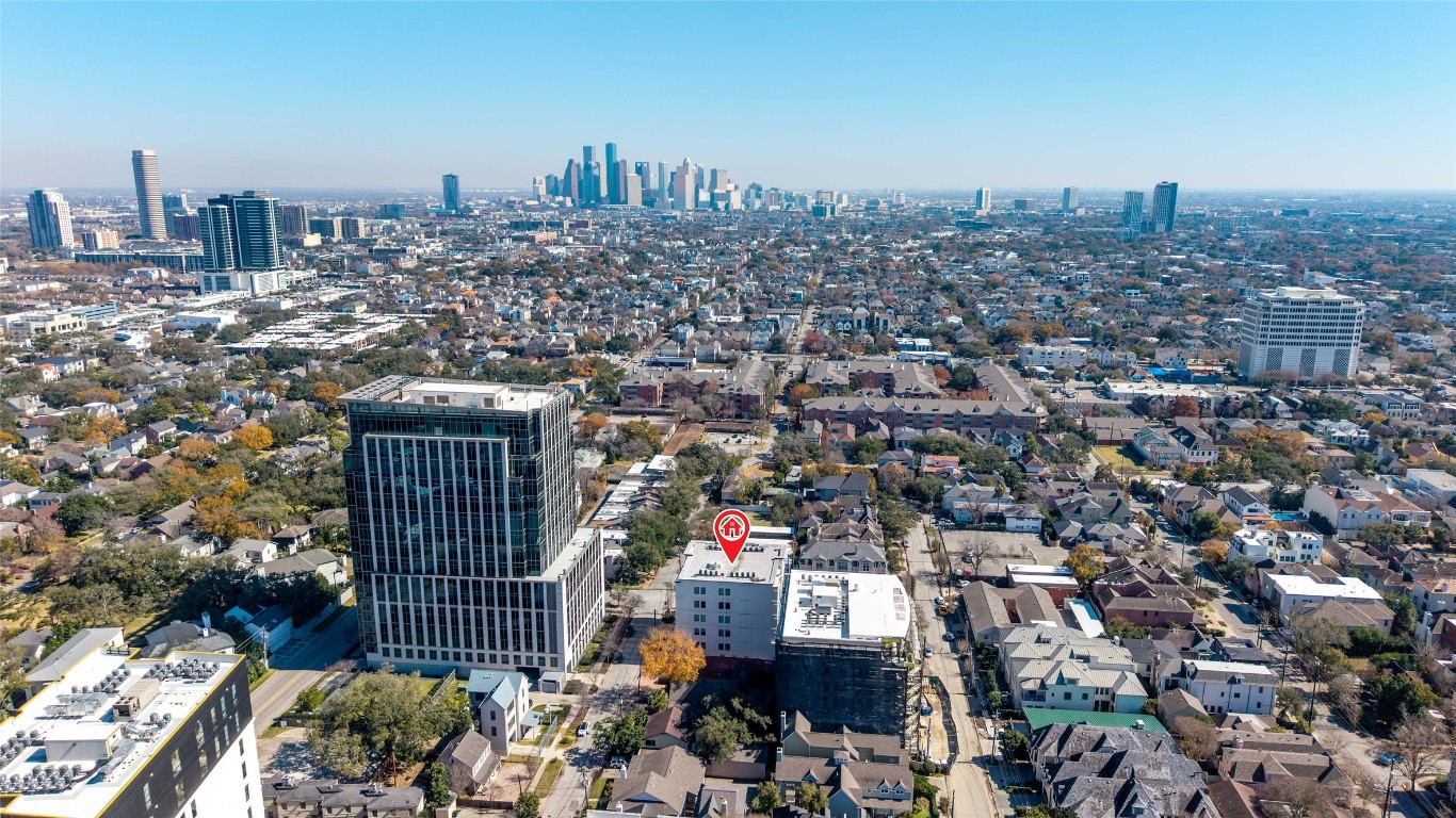 2221 Welch Street, Unit 201 Houston, TX 77019 - Photo 47 of 49 an aerial view of a city