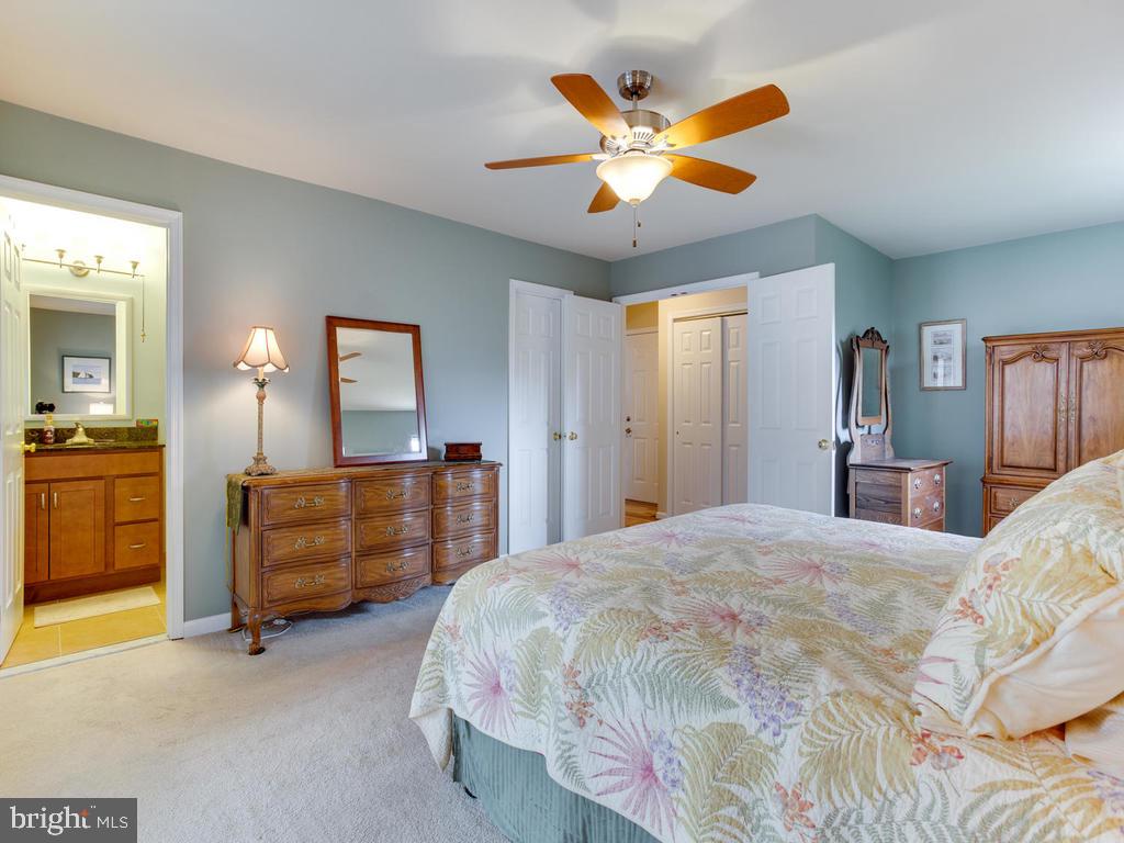 4912 Old Willows Road Chesapeake Beach, MD 20732 - Photo 23 of 56 Ceiling Fan, nice large closet and Master Bath