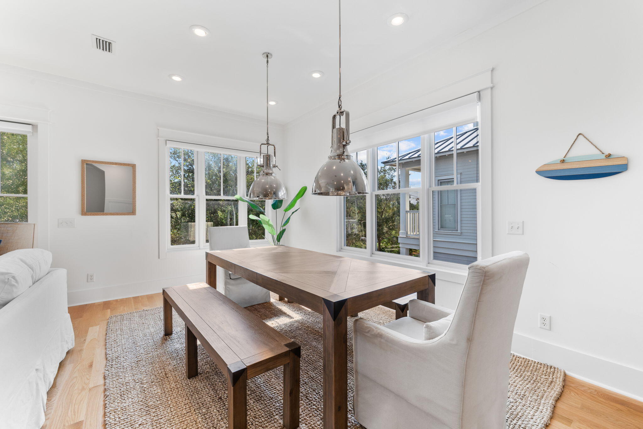 30 Chelsea Loop Road Santa Rosa Beach, FL 32459 - Photo 17 of 67 a view of a dining room with furniture window and wooden floor