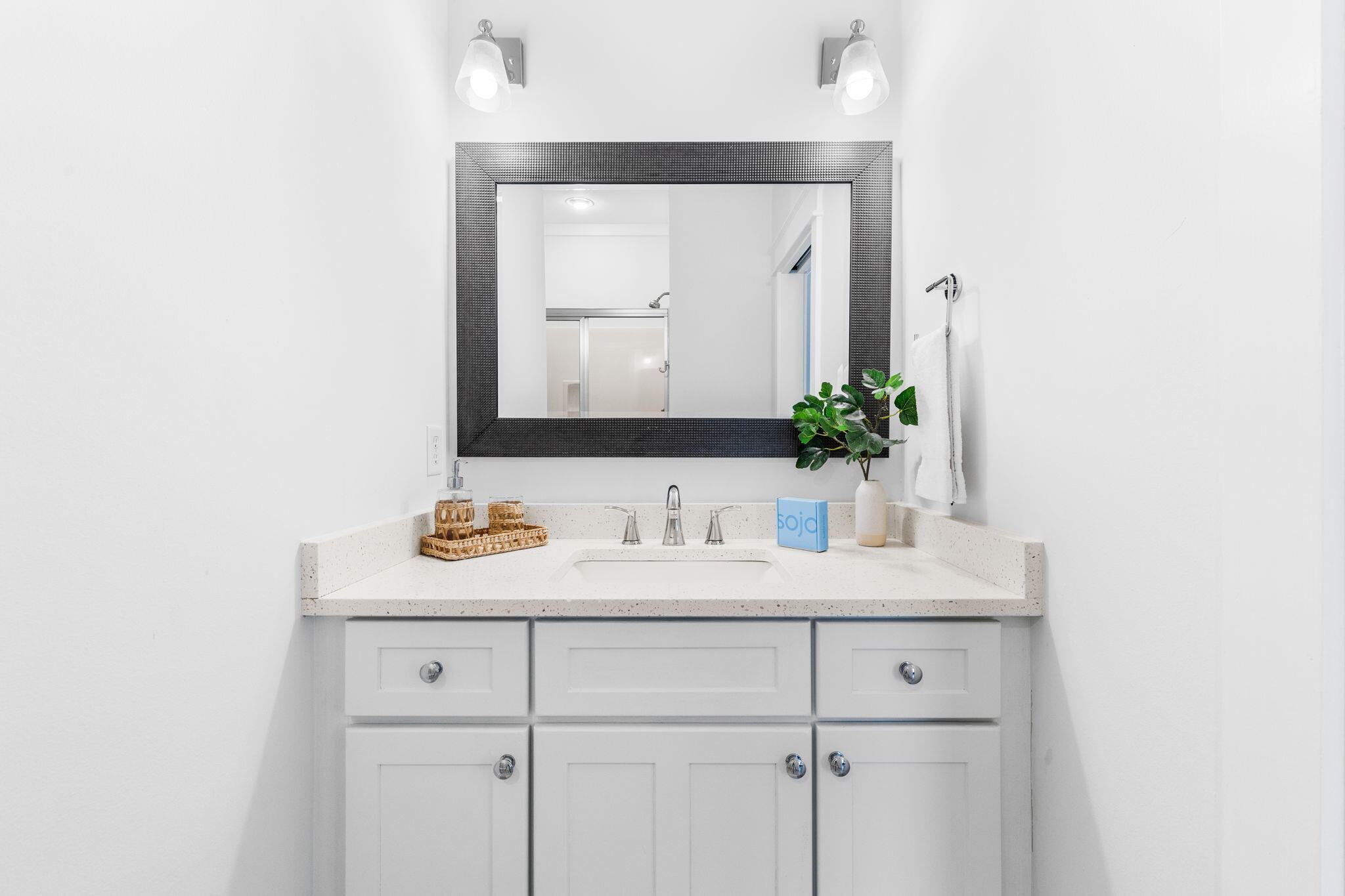 30 Chelsea Loop Road Santa Rosa Beach, FL 32459 - Photo 29 of 67 a bathroom with a sink and a mirror