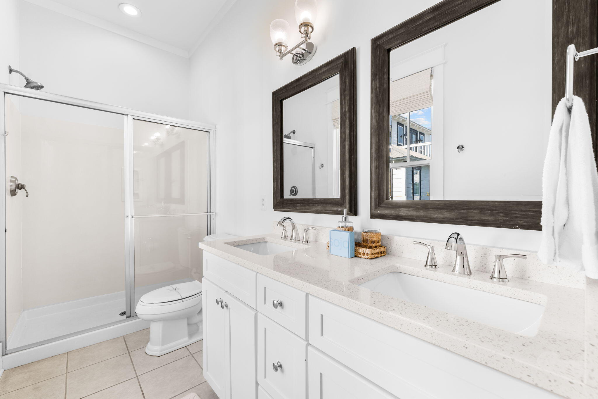 30 Chelsea Loop Road Santa Rosa Beach, FL 32459 - Photo 33 of 67 a bathroom with a double vanity sink mirror and toilet