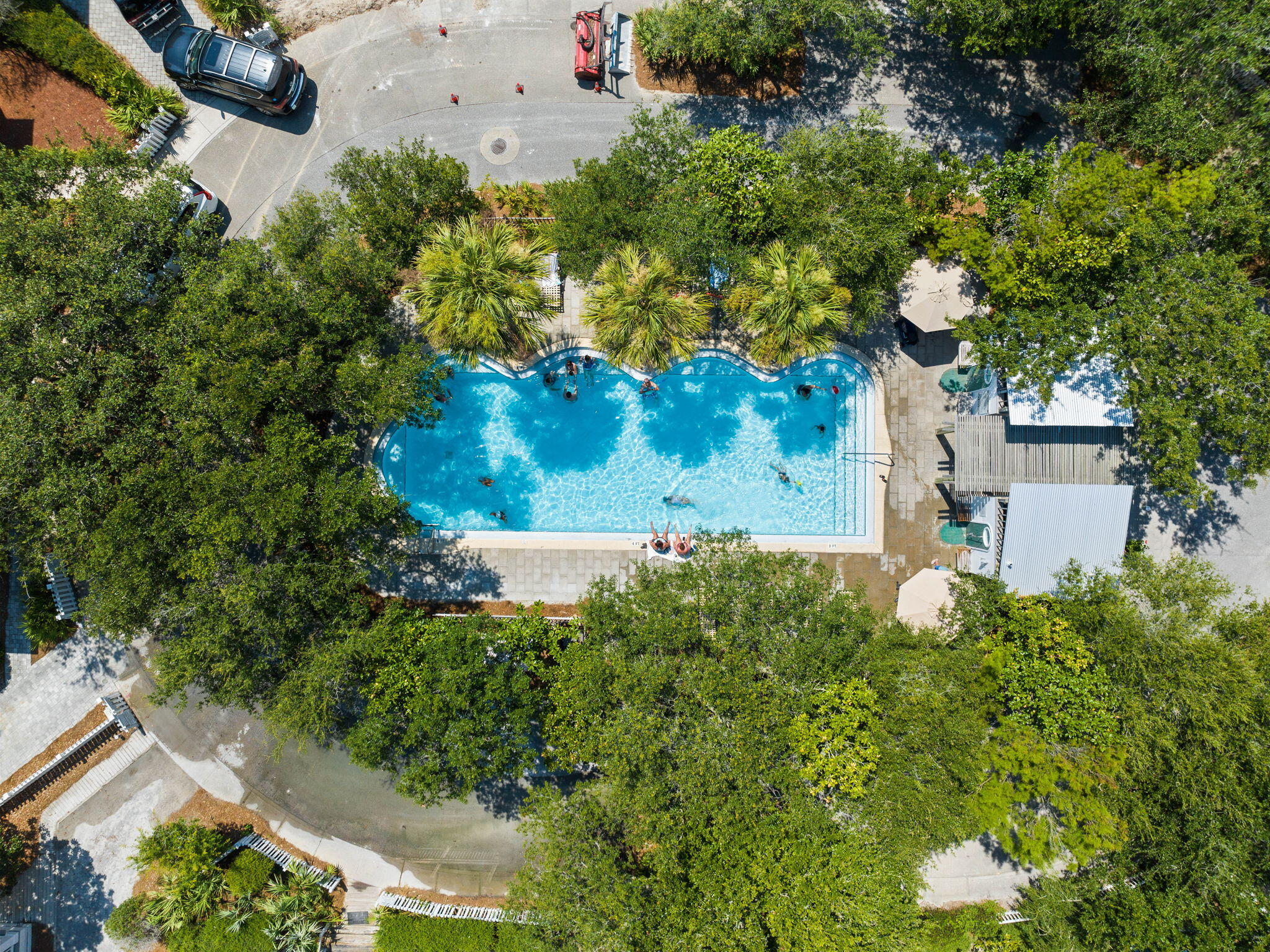 30 Chelsea Loop Road Santa Rosa Beach, FL 32459 - Photo 57 of 67 an aerial view of a house with a yard basket ball court and outdoor seating
