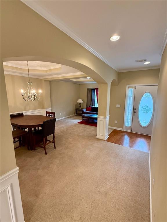 1530 Stewart Ridge Drive Buford, GA 30518 - Photo 3 of 26 a living room with furniture and a pool table