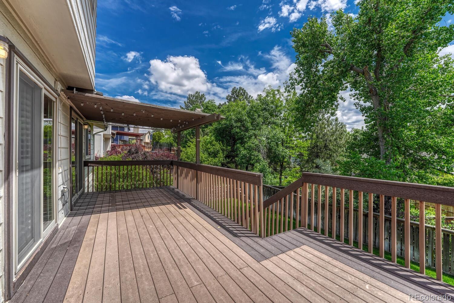 302 Northridge Road Highlands Ranch, CO 80126 - Photo 25 of 36 a view of a balcony with wooden floor