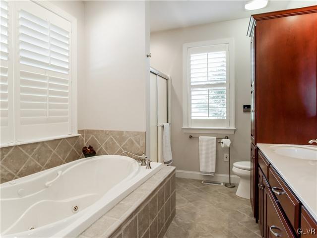 135 Kichline Road Hellertown, PA 18055 - Photo 33 of 43 a bathroom with a tub a sink and a shower