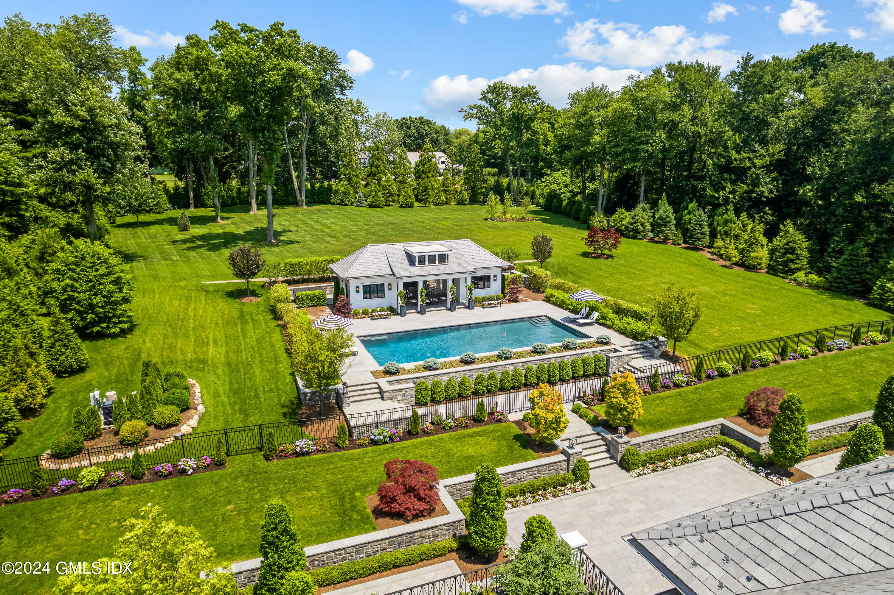 543 Stanwich Road Greenwich, CT 06831 - Photo 14 of 24 26.15 Pool Aerial (3)