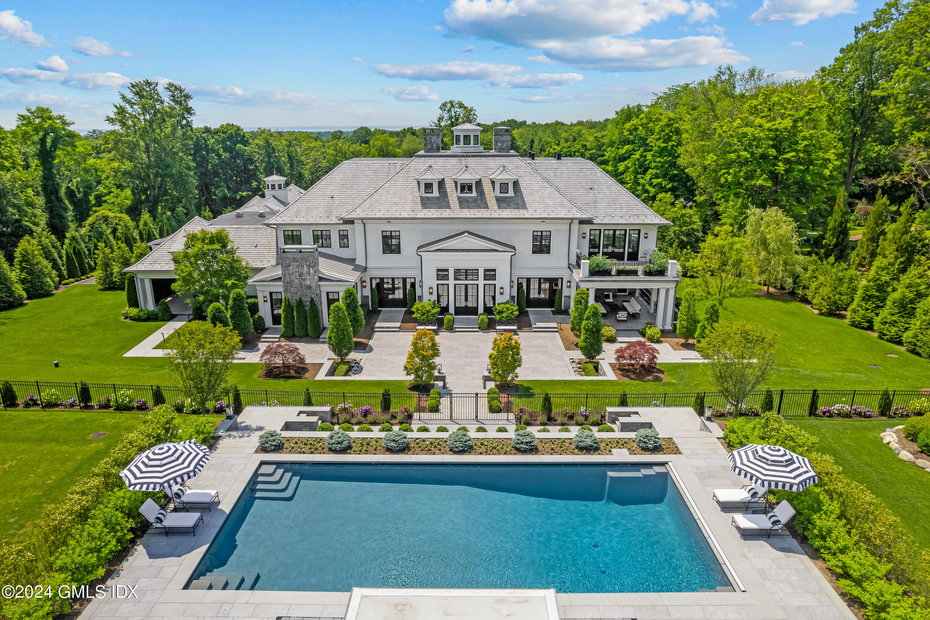 543 Stanwich Road Greenwich, CT 06831 - Photo 16 of 24 26.25 Pool Aerial (2)