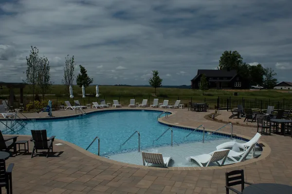 a view of outdoor space with seating area
