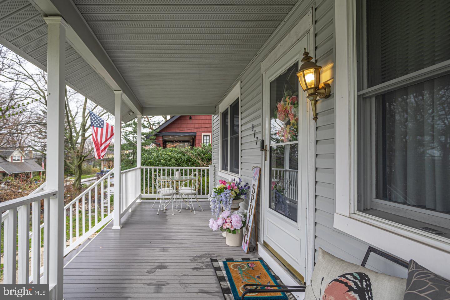 877 Edge Hill Road Glenside, PA 19038 - Photo 2 of 25 Covered front Porch