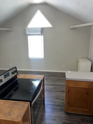 a room with storage and utility