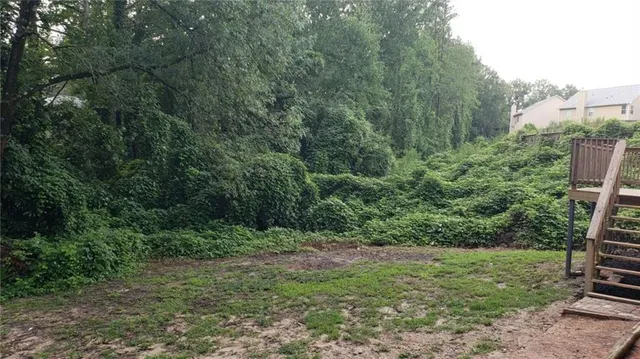 a view of outdoor space and yard
