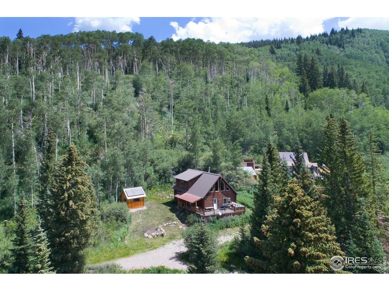 320 Mill Road Eagle, CO 81631 - Photo 23 of 32 a view of a forest with a mountain