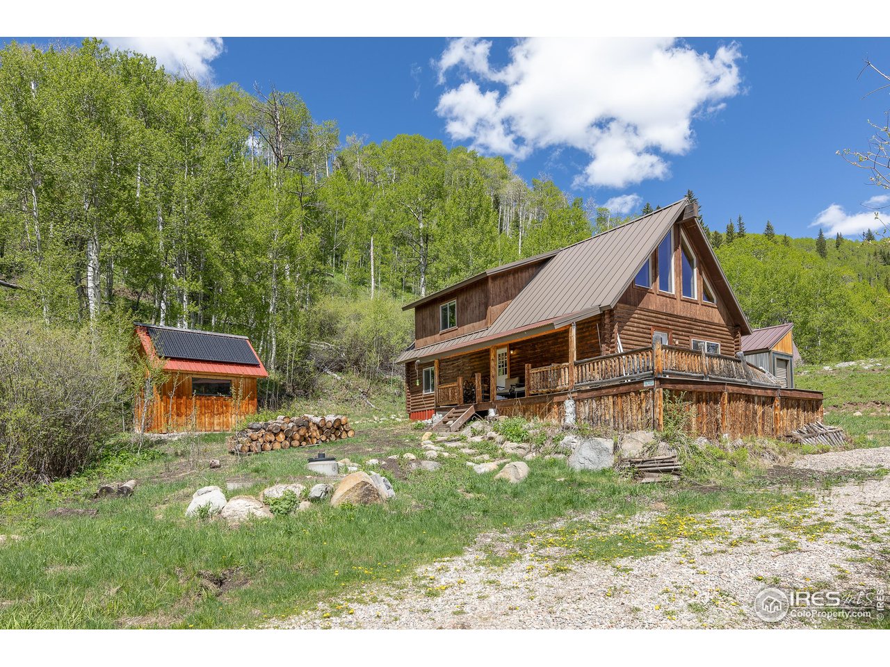320 Mill Road Eagle, CO 81631 - Photo 28 of 32 a aerial view of a house