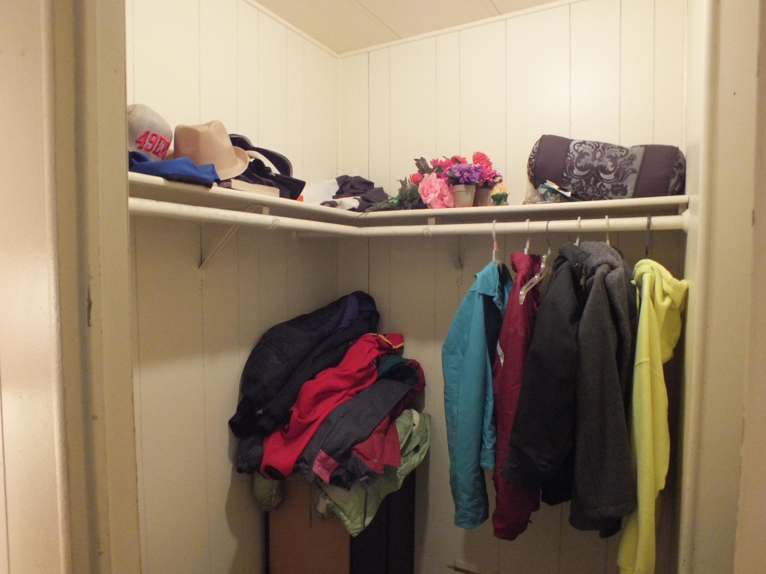 7725 Happy Valley Road, Unit DELUXE Anderson, CA 96007 - Photo 23 of 29 a view of walk in closet with clothes and shoes