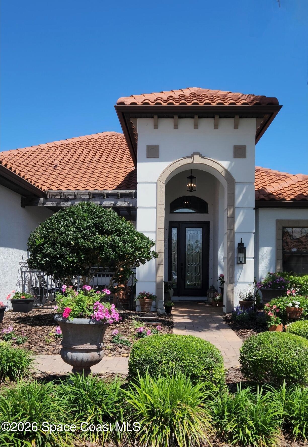 6723 Matanzas Way Melbourne, FL 32940 - Photo 2 of 54 Pretty Front Entrance