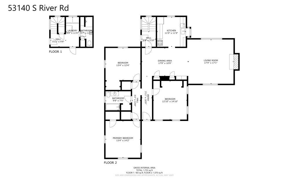 53140 South River Road Clarksburg, CA 95612 - Photo 66 of 66 a picture of floor plan