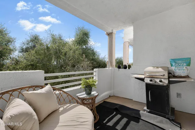 a view of balcony and patio