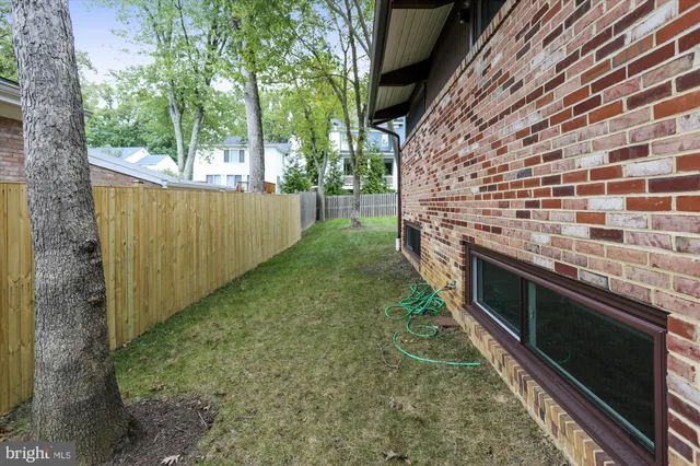 a view of a floor with wooden floor