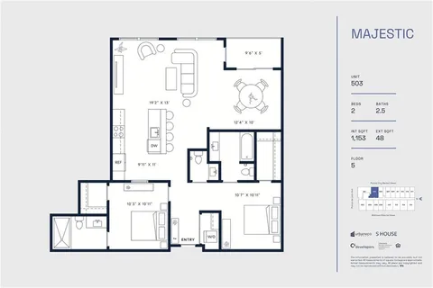 $799,000 | 567 Ponce De Leon Avenue Northeast, Unit 503, Atlanta, GA 30308