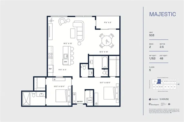 $799,000 | 567 Ponce De Leon Avenue Northeast, Unit 503, Atlanta, GA 30308