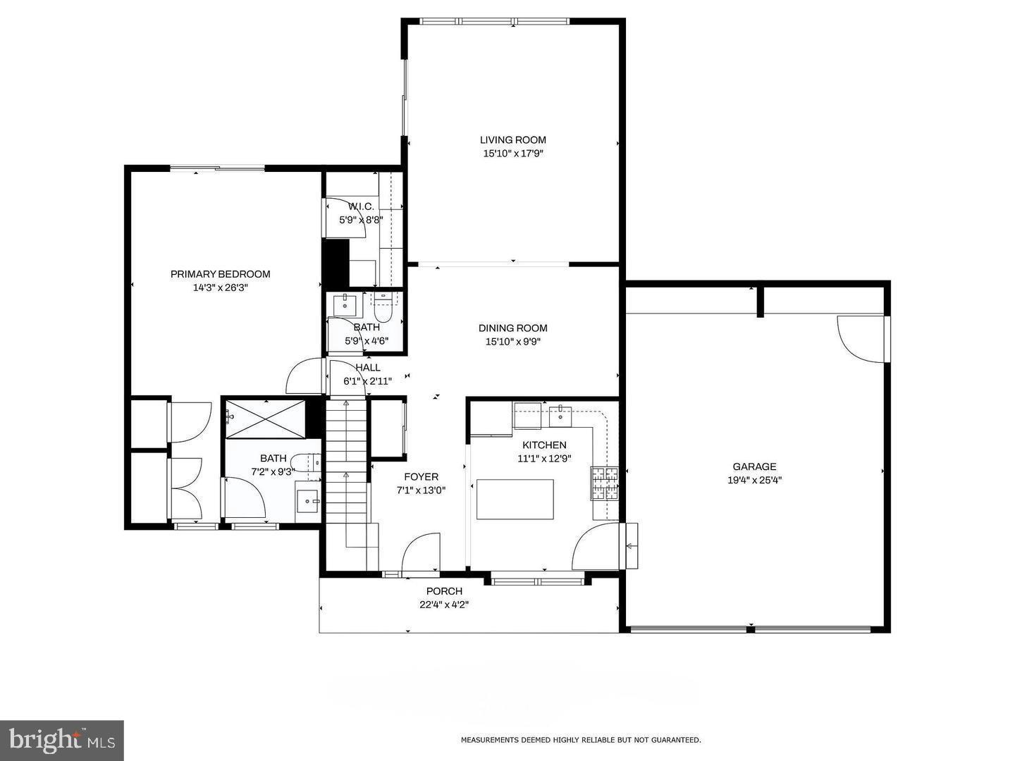 29 Apple Way Marlton, NJ 08053 - Photo 27 of 27 main level floor plan
