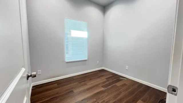 a room with a window