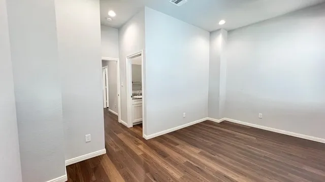 wooden floor in an empty room