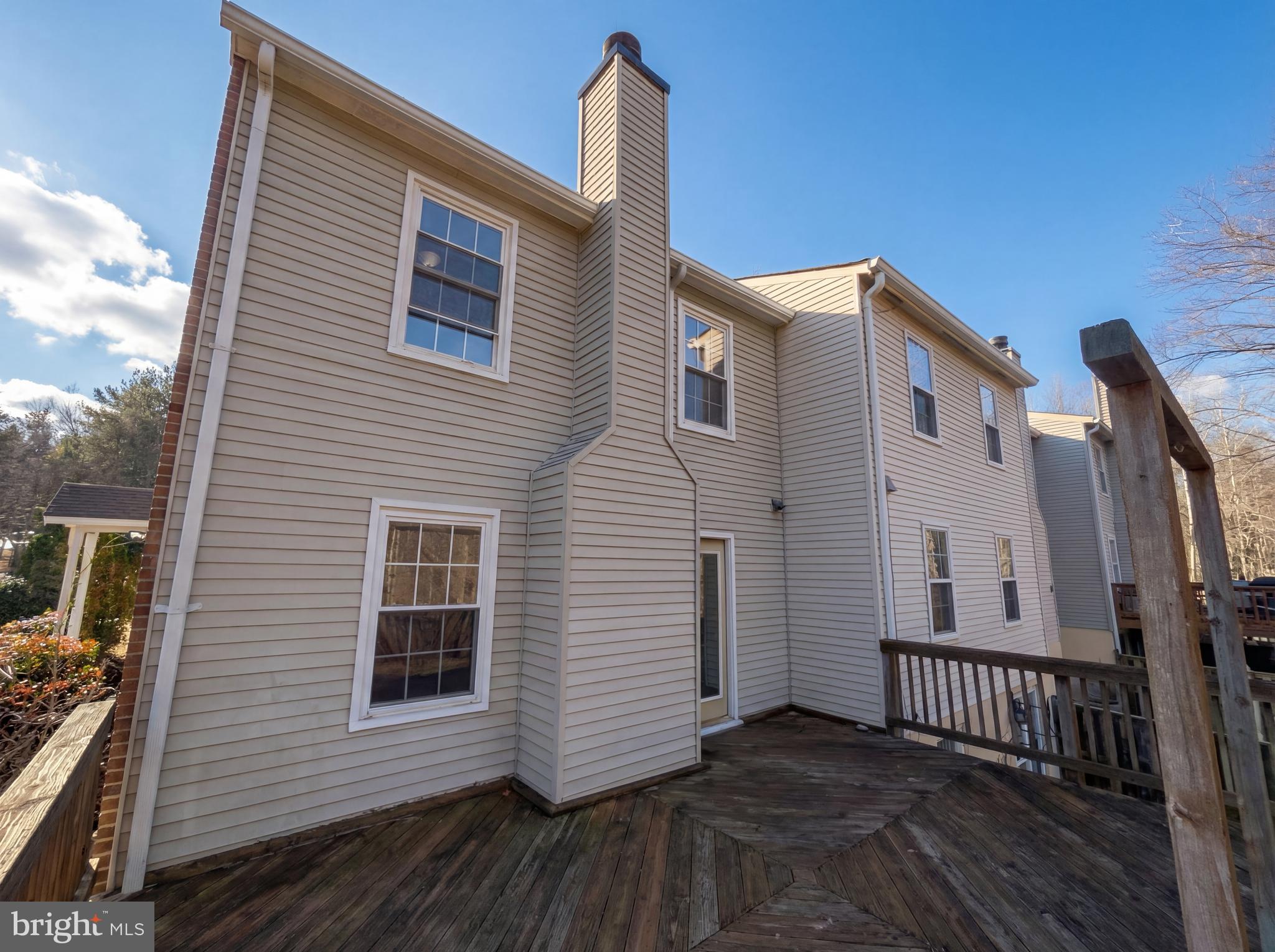 6352 Shaundale Drive Springfield, VA 22152 - Photo 20 of 50 a view of a house with wooden deck