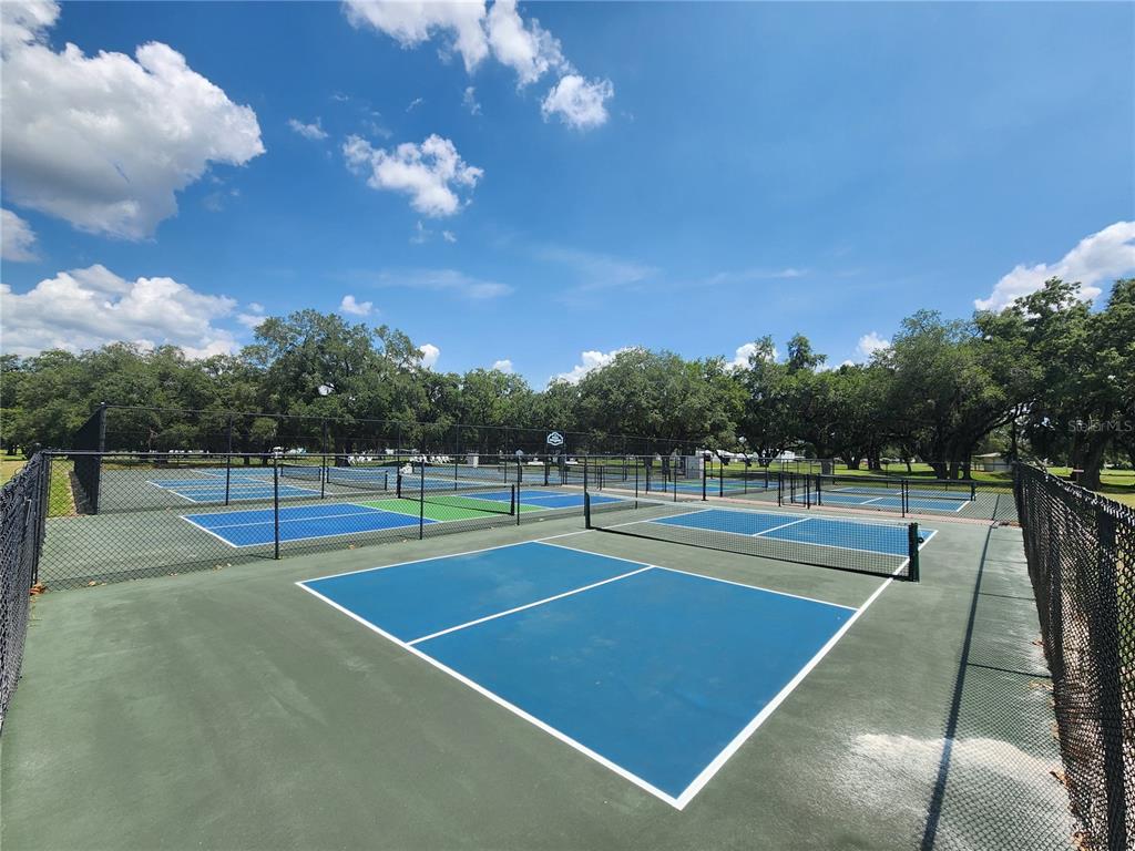 36740 Strand Drive Zephyrhills, FL 33542 - Photo 72 of 74 a view of an outdoor space and tennis court