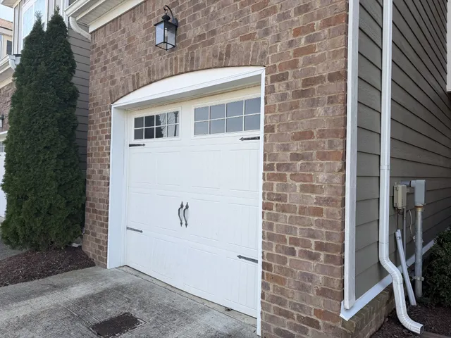 a view of front door of house