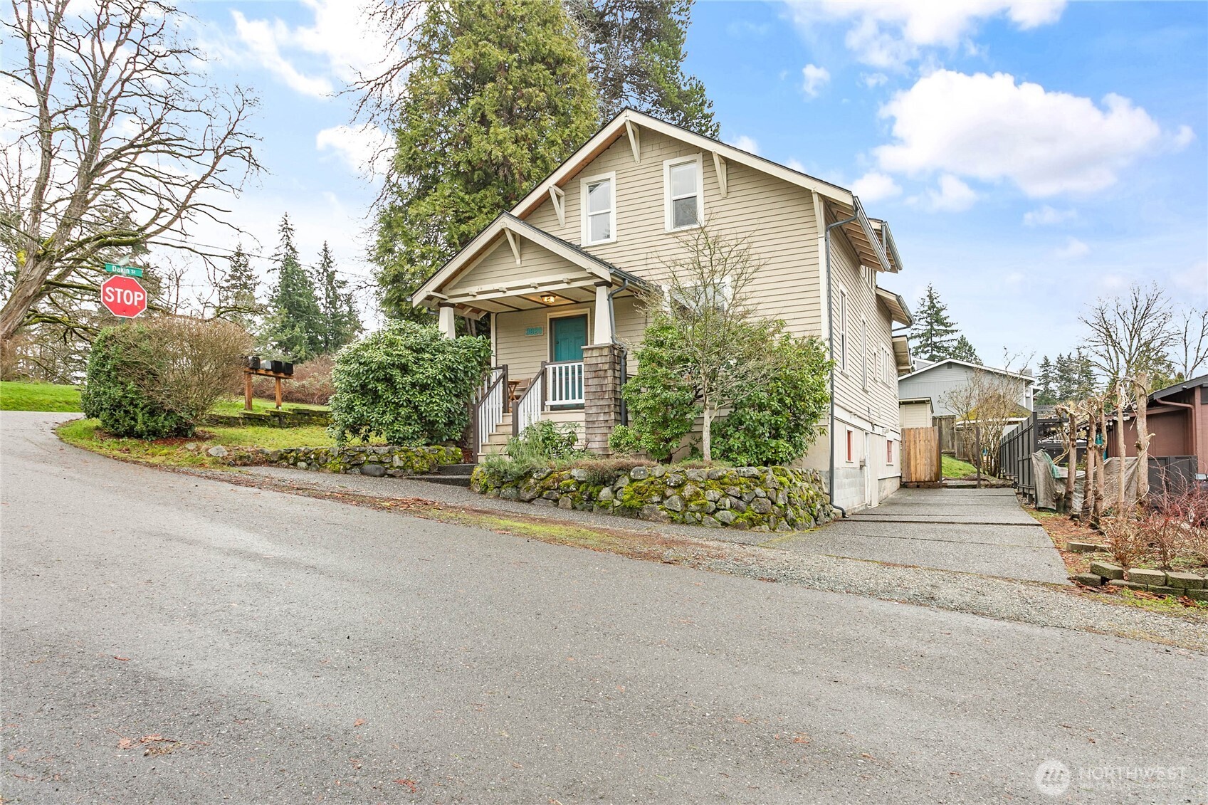 3820 Ohio Street Bellingham, WA 98229 - Photo 30 of 40 a front view of a house with a yard and trees