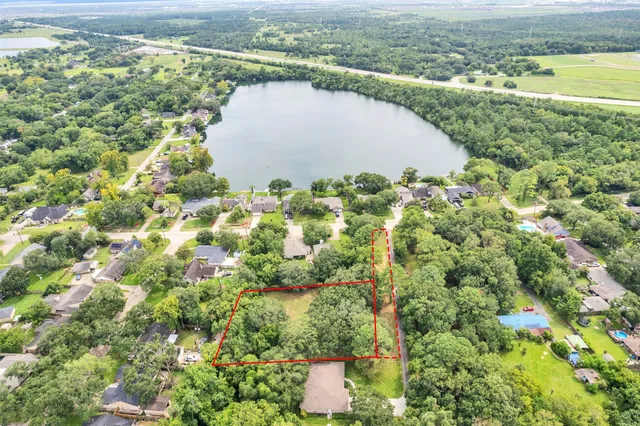 a view of a lake with a lake