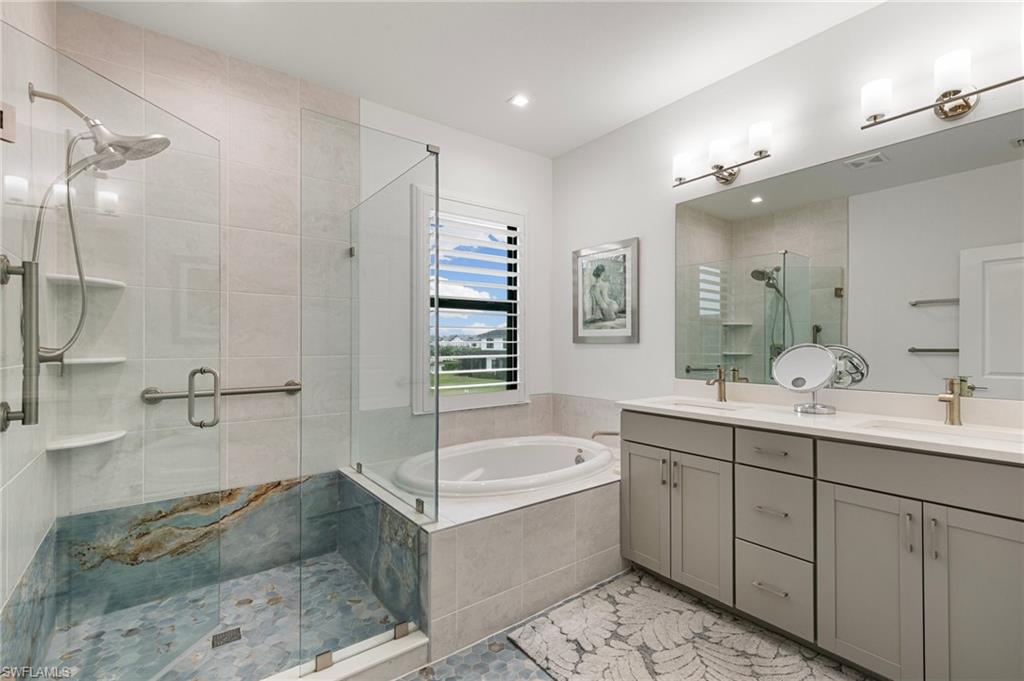 7357 Rockefeller Drive Naples, FL 34119 - Photo 13 of 31 Custom Shower and frameless shower door