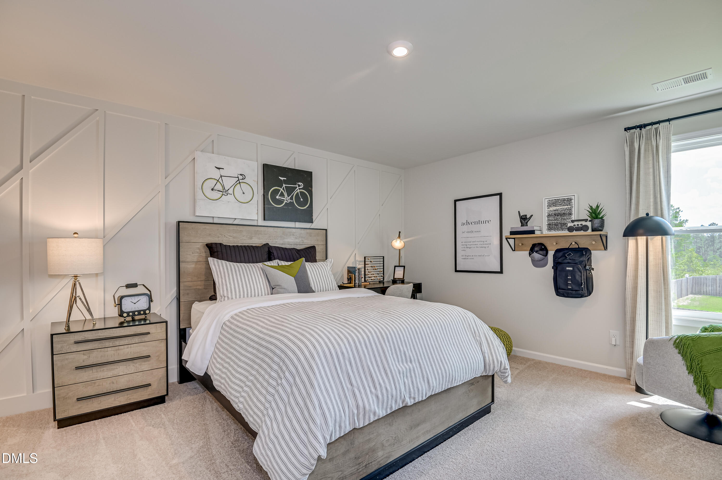 331 Jeter Grove Road Apex, NC 27523 - Photo 11 of 28 a bedroom with bed and window