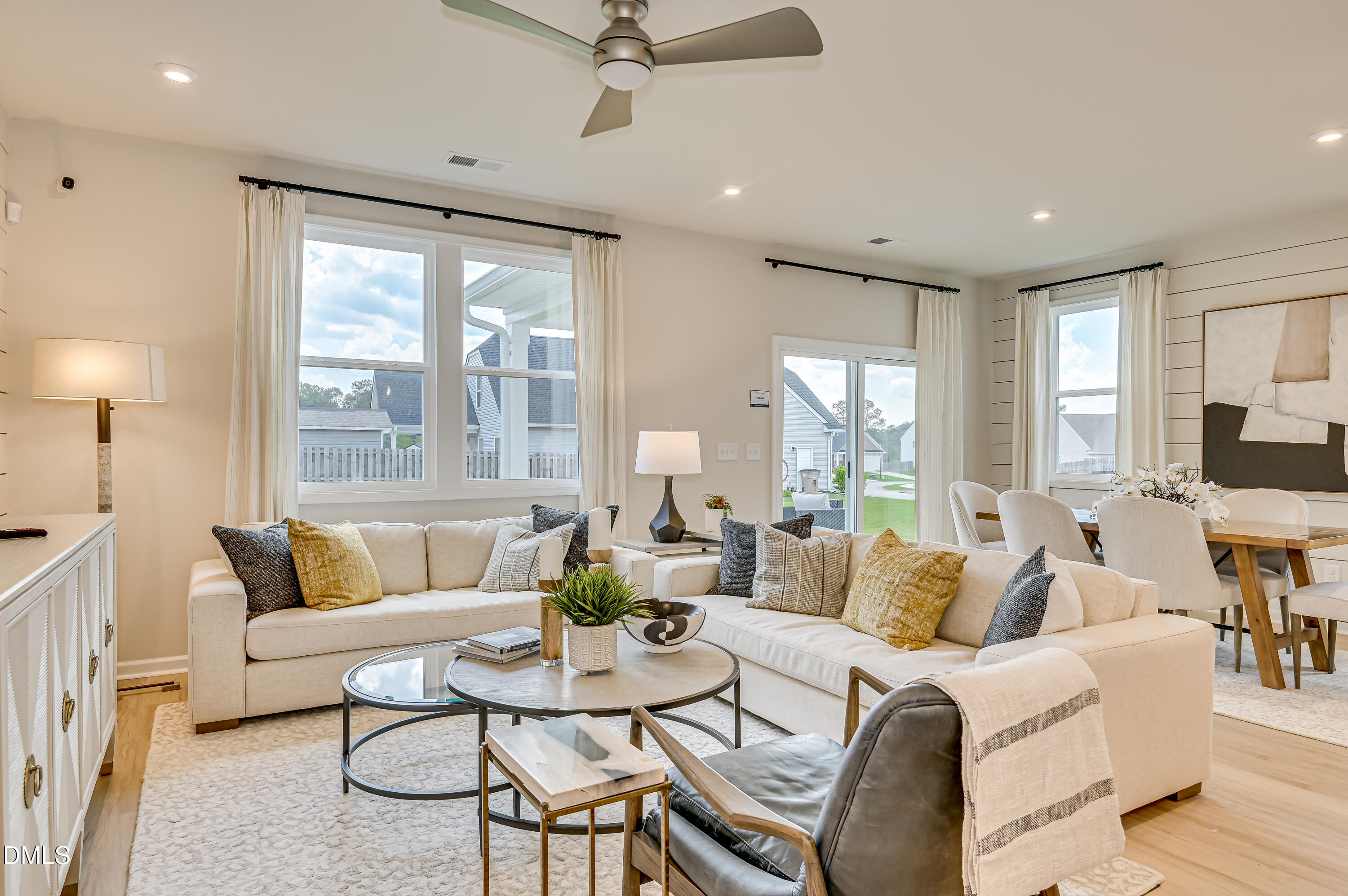 331 Jeter Grove Road Apex, NC 27523 - Photo 4 of 28 a living room with furniture and a large window