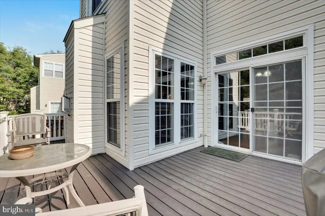 a view of a house with a large window