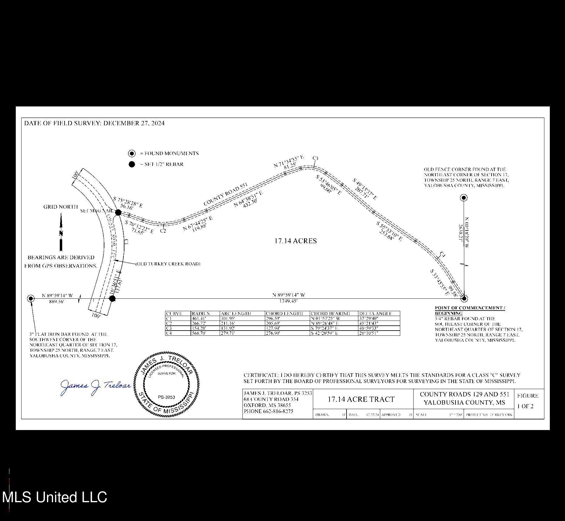 551 Country Road Coffeeville, MS 38922 - Photo 10 of 60 survey - 17 AC