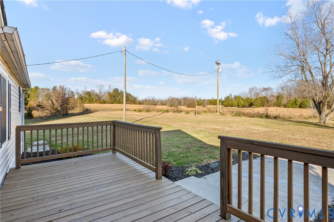 4621 Meherrin Road Meherrin, VA 23954 - Photo 29 of 49 a view of a balcony with wooden floor