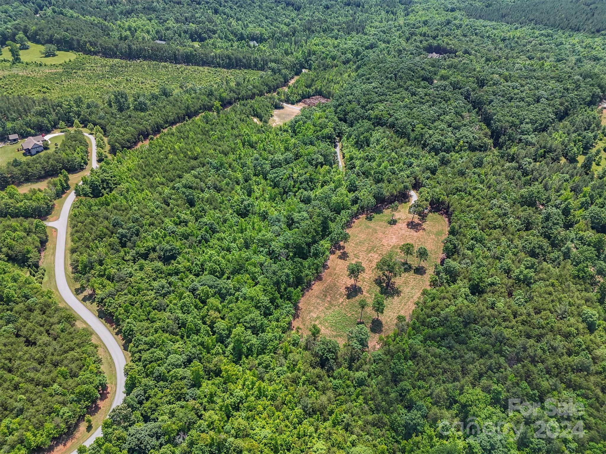 0 Prospect Point Drive Tryon, NC 28782 - Photo 4 of 27 a view of a wooden house with a yard