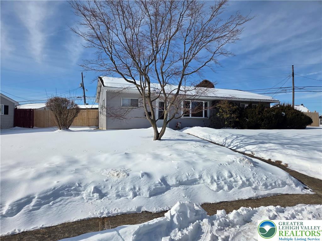 14 Magna Drive Coplay, PA 18037 - Photo 3 of 23 a view of a house with snow yard