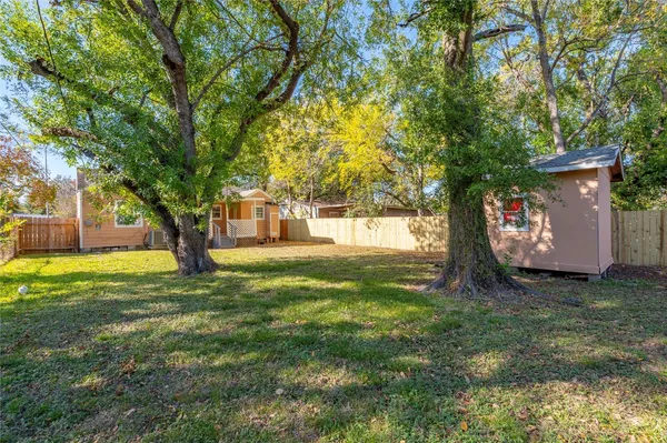 a view of a storage room